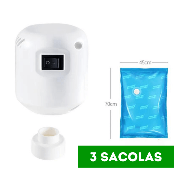 Ultra Compressor á Vácuo Portátil - Organizador de Roupas*