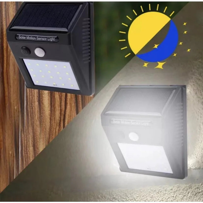 Luminária Solar Led Light Com Sensor de Presença Automático