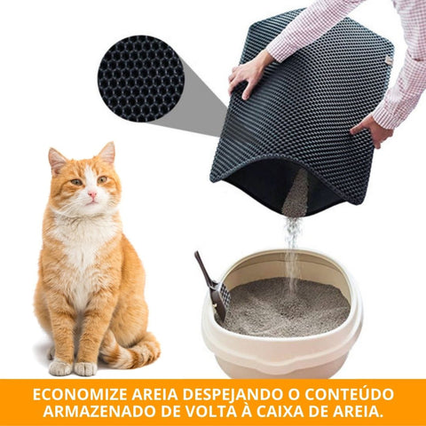 Tapete Para Gato - Areia Sem Bagunça - Free Mat